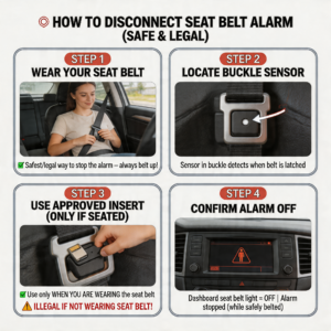How to Disconnect a Seat Belt Alarm (Safely & Legally) in Your Car
