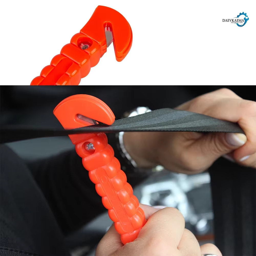 Emergency Car Window Breaker & Seat Belt Cutter – 2-in-1 Safety Hammer - Image 2