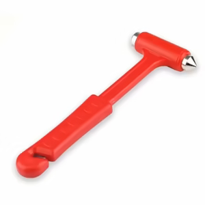 Emergency Car Window Breaker & Seat Belt Cutter – 2-in-1 Safety Hammer