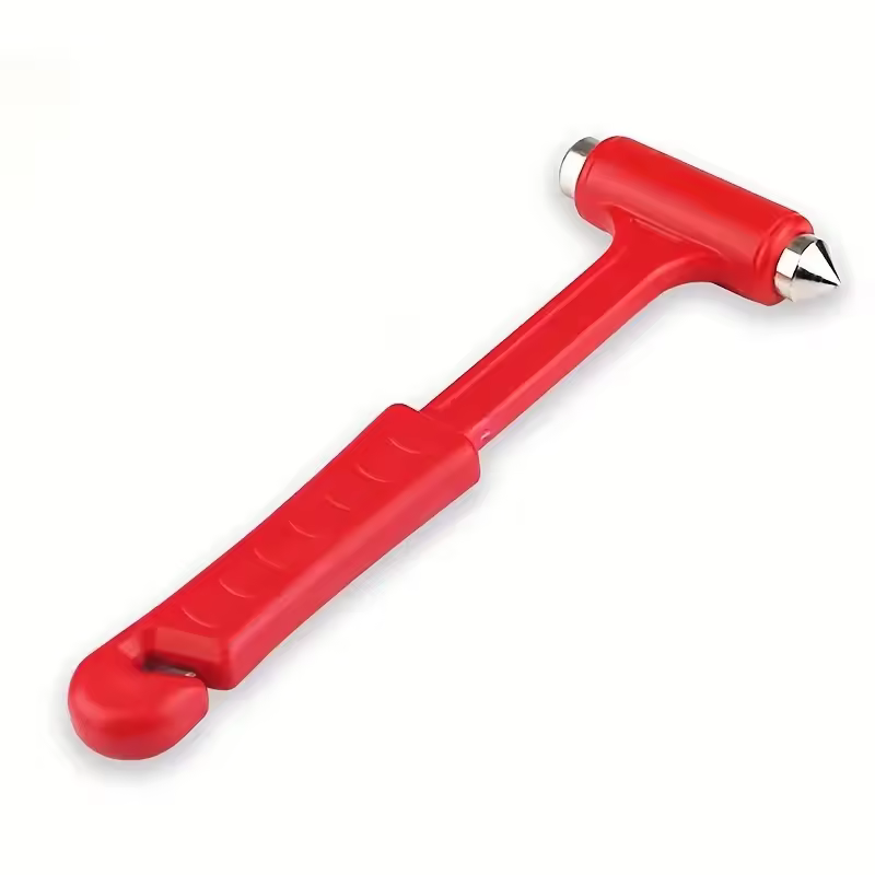 Emergency Car Window Breaker & Seat Belt Cutter – 2-in-1 Safety Hammer
